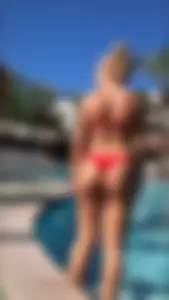Three sexy candid girls in bikinis and thongs with nice asses