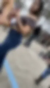 Petite cutie in boot cut jeans (OC)