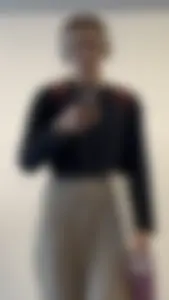 Skinny And Tight College Girl In Blue Leggings Bends Over For Me (Upshots)