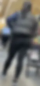 Tight booty Asian chic in black‼️