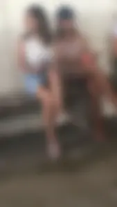 Girl in Flip-Flops And a Denim Skirt Accidentally Flashing Panties While Crossing Her Legs Creepshot