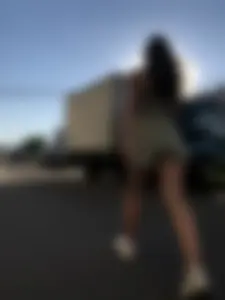Girl With Nice Ass in Shorts and Legs Passing By on a Street Candid Photos