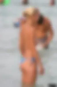 Beach voyeur girls in bikinis, thongs and topless