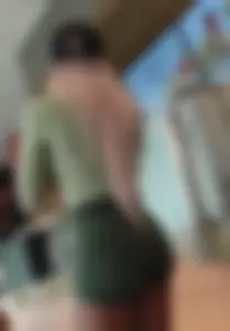 Nice ass at coffee shop