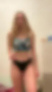 Blonde in Lingerie Home Selfies Gallery
