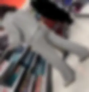 Perfect juicy jiggly fat ass in grey pants