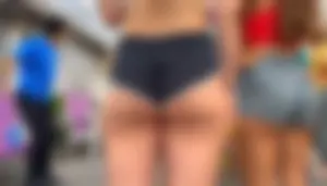 Pawg in shorts