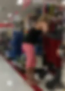 Milf at Target in pink leggings