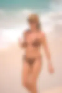 Various sexy candid girls in bikinis at the beach