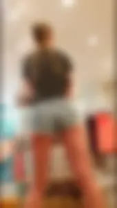 Tall And Skinny Teen in Jean Shorts Creepshots at the Store