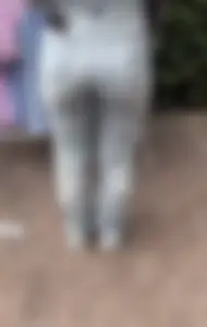 College girl with great ass in jeans