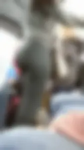 Big Candid Booty in Tight Black Pants, Creepshot in a Public Bus