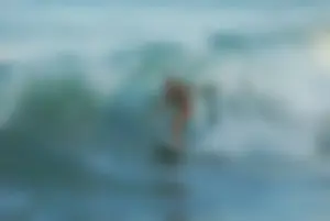 Candid surfers in bikinis