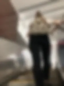 Candid Legs And Booty in Tights Subway Escalator Creepshots Gallery