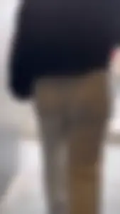 Jiggly Booty In Grey Sweats Walking Around