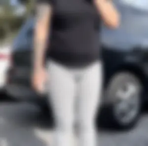 Thick ghetto latina in skin tight flares