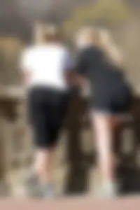 Candid girls in leggings and tights