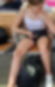 A Skinny Candid Teen Girl in Mini Shorts Street Creepshots