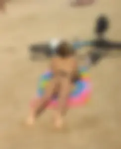 Thong girl on the beach with a great ass