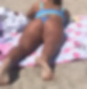 Beach sunbathers