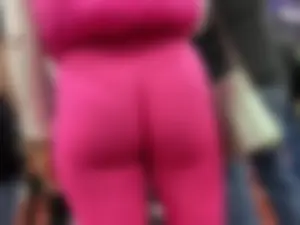 Slim Fit PAWG MILF Round Pear Bubble Butt in Hot Pink NVGTN