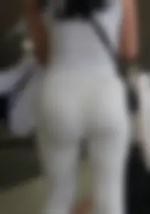 Megapost: Beautiful M.E in ALL white outfit vaping. (GIF)
