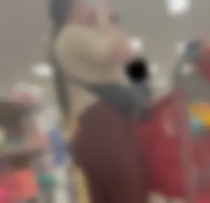PAWG with Big FIT BOOTY in burgundy leggings