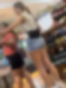 Pony Tail Girl Jean Shorts