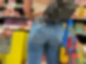 Ass in jeans