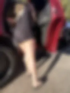 Pawg cheeks hanging out in black romper