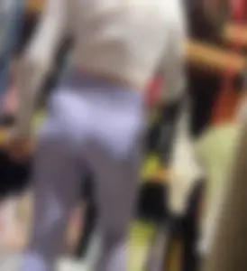 Tight petite college blonde girl with a plump ass in pastel purple leggings (vtl)