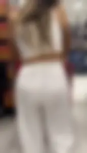 Milf in all white vtl (see thru pants)