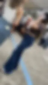 Petite cutie in boot cut jeans (OC)