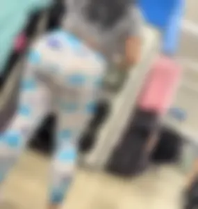 Shes kinda busted but jeeez she is thick af! And you can see her panties!