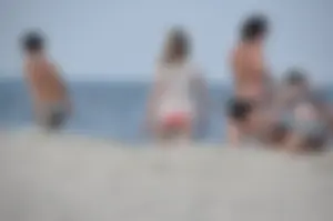 Candid beach and bikini babes