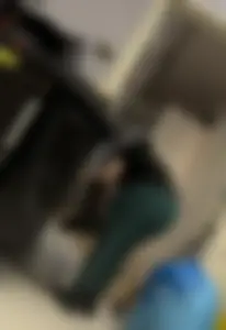 Latina in Tight Green Scrubs (VPL) knew she was recorded! (OC)