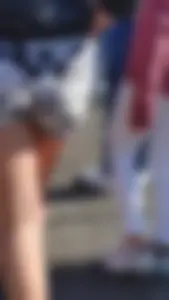 Tight shorts on this teen at the carnival