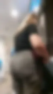 Office Pants Phat Ass Blonde PAWG