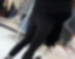 Hot milf in all black