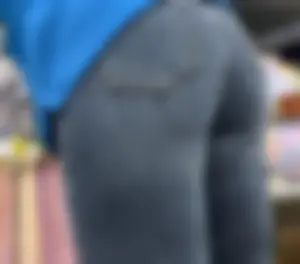White Walmart Associate Showing Off Ass