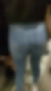 Cute little ass at the train station with a VPL