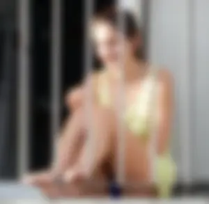 Neighbor student upskirted showing her panties and in bikinis