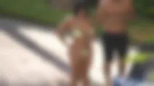 Mexican with fat ass and nice tits in a small bikini