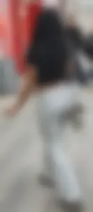 Gray Leggings Ass