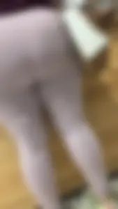 Big Chunky Nerdy Latina Ass In Pink Pants W VPL