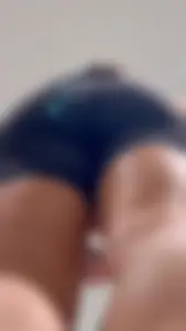 Girl Wearing Black Top And Tight Black Shorts (Upshots)