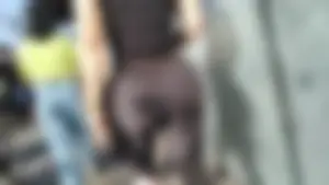 One of my best catches - Big Bubble Booty Latina in spandex gym with ponytail