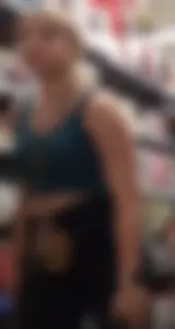 OC. Cute blonde with nice body in tight leggings (VTL)