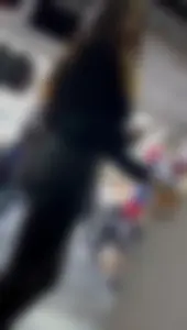 Amazing mexican girl with bubble butt in leather pants