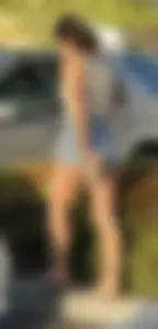 Sexy target parking lot teens big tits nice ass short shorts